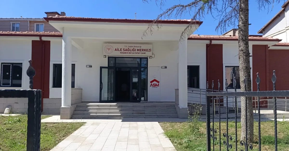 Edirne Keşan’da aile hekimliği yeni binasında hizmete açıldı