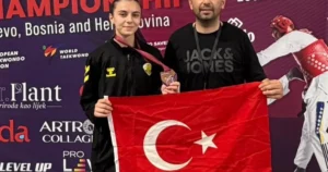 Konya Büyükşehir Belediyesporlu milli tekvandocu Emine Rana Adıgüzel, Bosna Hersek'te