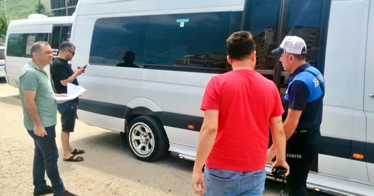 Filmli dolmuşlara ceza yağdı