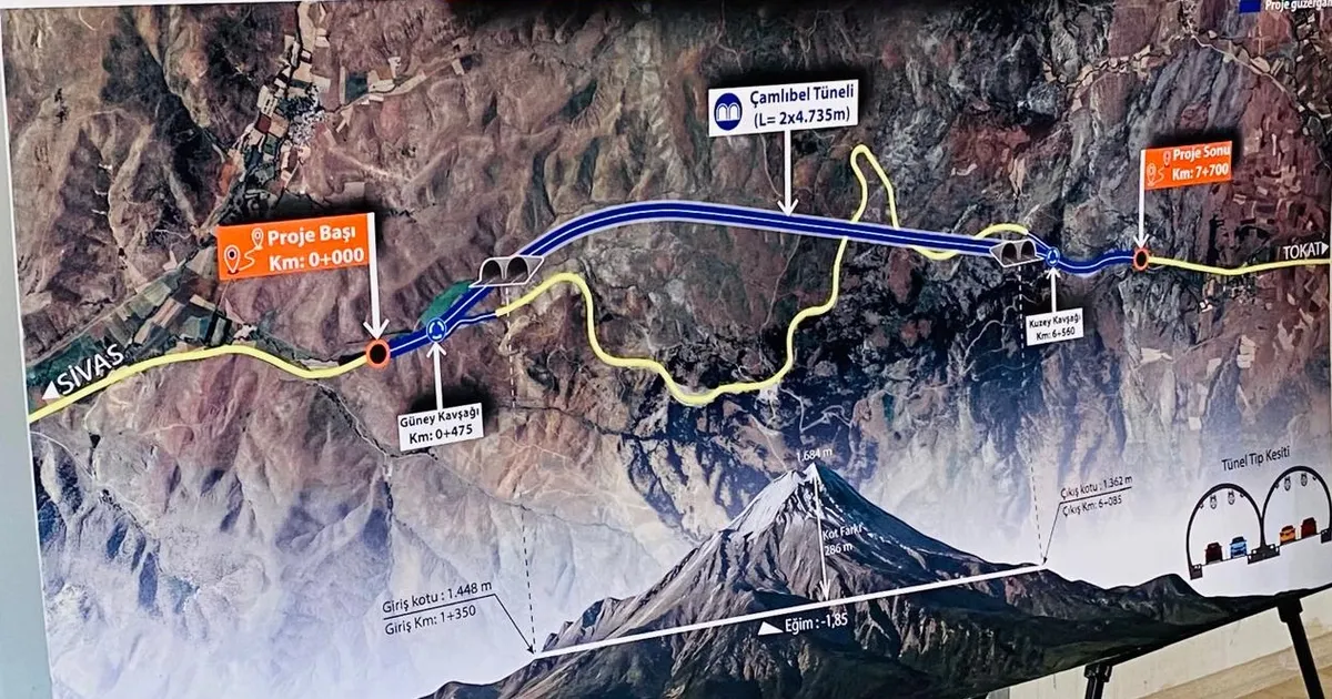 Karadeniz-Akdeniz hattında önemli adım… Çamlıbel Tüneli’nde inşa süreci başladı