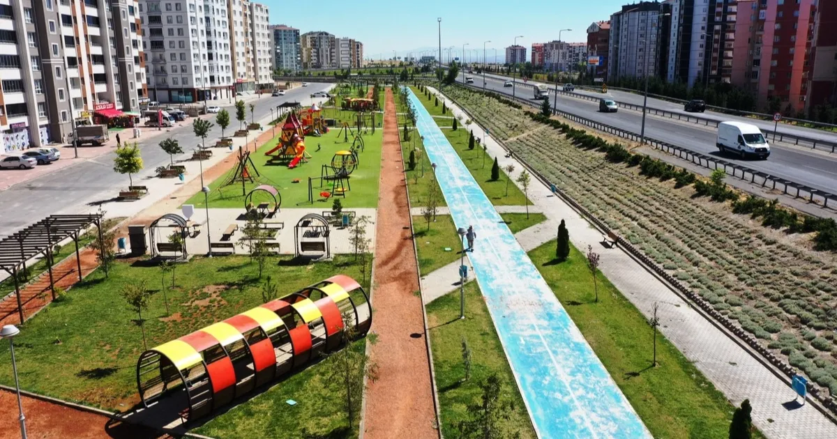 Kayseri Kocasinan farkıyla çocuklara park