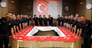 Kocaeli Büyükşehir Belediyesi İtfaiye Dairesi Başkanlığı bünyesine katılan 94 itfaiye