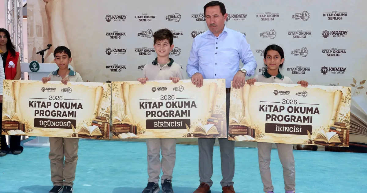 Konya Karatay’da kitap okuma projesi şenliklerle tamamlandı