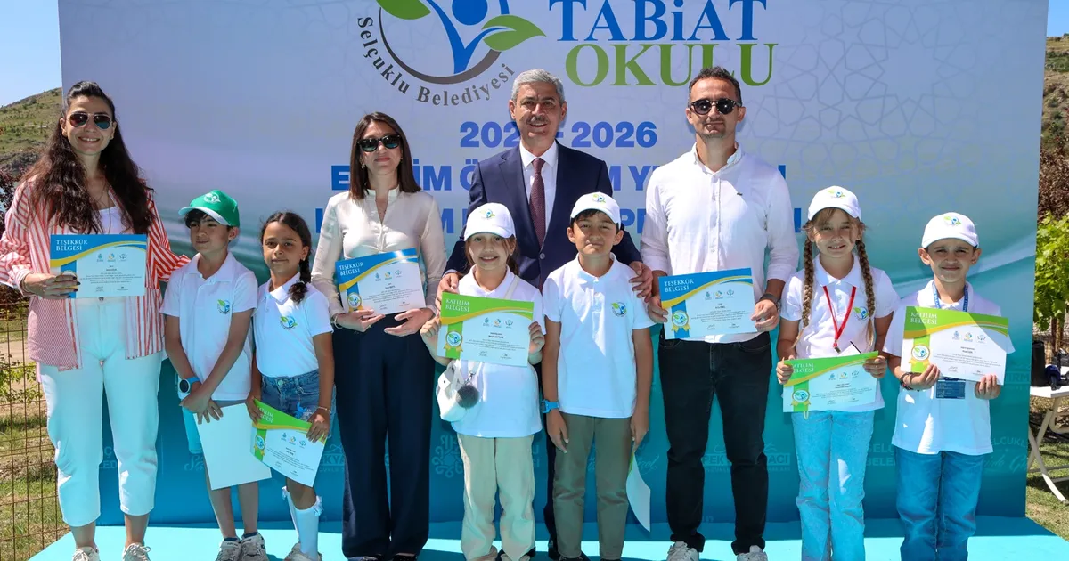 Konya’da Sille Tabiat Okulu’nda yıl sonu heyecanı