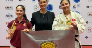 Konya Büyükşehir Belediyespor; Bükreş'teki Balkan Judo Şampiyonası'nda Fatma Zehra Meki