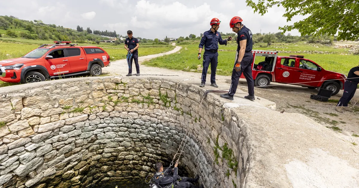Mersin İtfaiyesinden boğulma vakalarına karşı tatbikat
