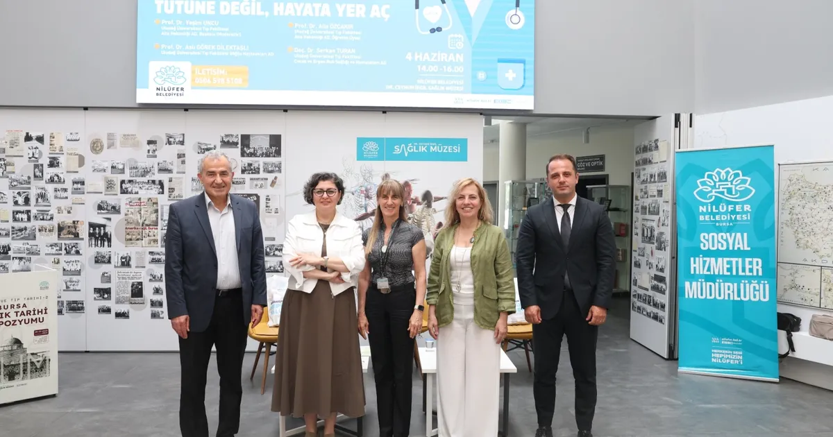 Nilüfer’de “Tütüne Değil, Hayata Yer Aç” söyleşisi