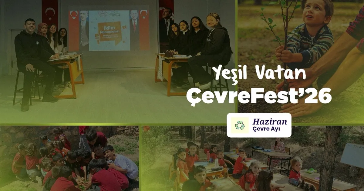Okullarda Haziran teması ‘Çevre’