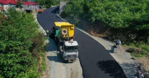 Ordu Büyükşehir Belediyesi, il genelinde sürdürdüğü ulaşım yatırımlarına hız kesmeden