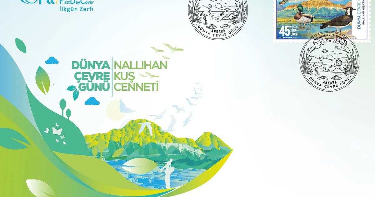 PTT’den 5 Haziran’a özel temalı anma pulu ve ilkgün zarfı