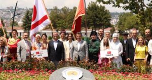 36. Uluslararası Samsun Halk Oyunları Festivali kapsamında şehre gelen 12