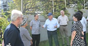 Nilüfer Belediye Başkanı Şadi Özdemir, ilçedeki projeleri yerinde görmek ve