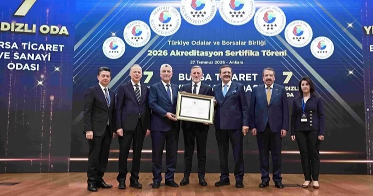 BTSO’nun hizmet kalitesine 7 yıldızlı tescil
