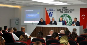 Bursa Esnaf ve Sanatkârlar Odaları Birliği’nin ev sahipliğinde düzenlenen toplantıda,