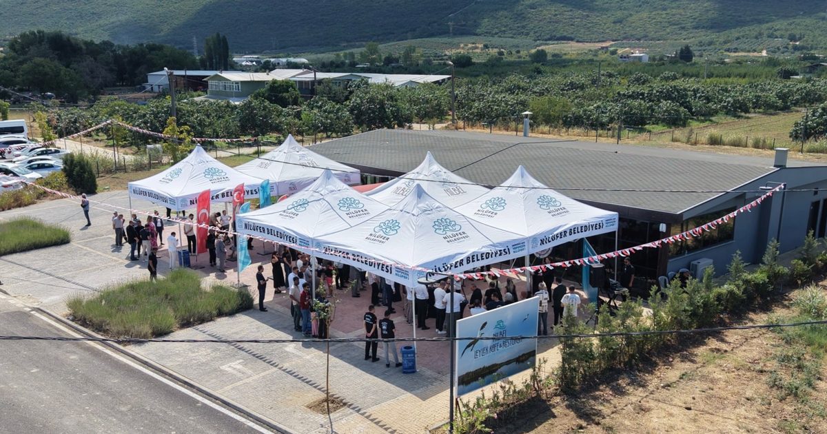 Bursa Nilüfer’de kırsal turizme yeni soluk… NİLBEL Leylek Kafe & Restoran açıldı