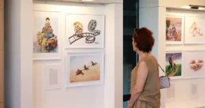 Osmangazi Belediyesi, Bulgaristan’dan Türkiye’ye göç eden ailelerin yaşanmışlıklarını karikatürlerle aktaran