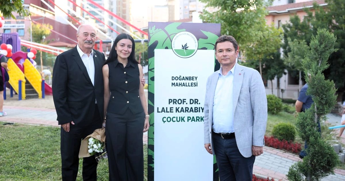 Bursa Osmangazi’de Lale Karabıyık’ın adı çocuk parkında yaşatılıyor