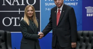 Cumhurbaşkanı Recep Tayyip Erdoğan, Cumhurbaşkanlığı Külliyesi'nde düzenlenen 36. NATO Zirvesi