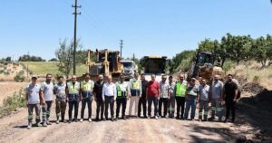 Denizli Büyükşehir Belediye Başkanı Bülent Nuri Çavuşoğlu, Sera Naylonu Desteği