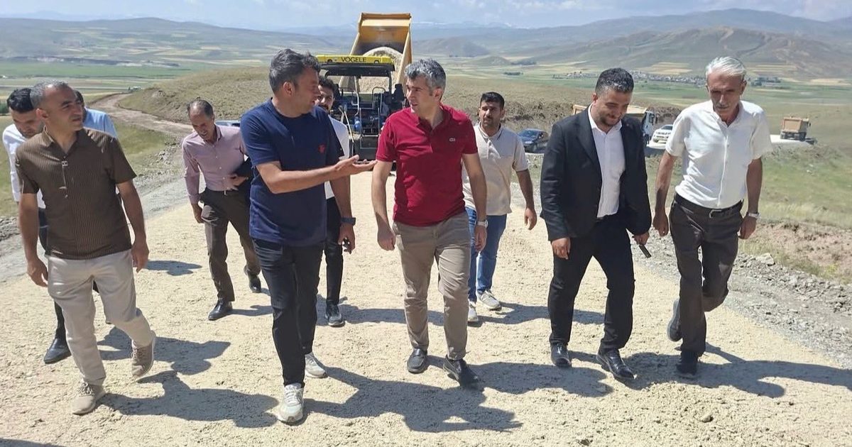 Diyadin Kaymakamı Korkusuz’dan köy yollarına yakın mercek