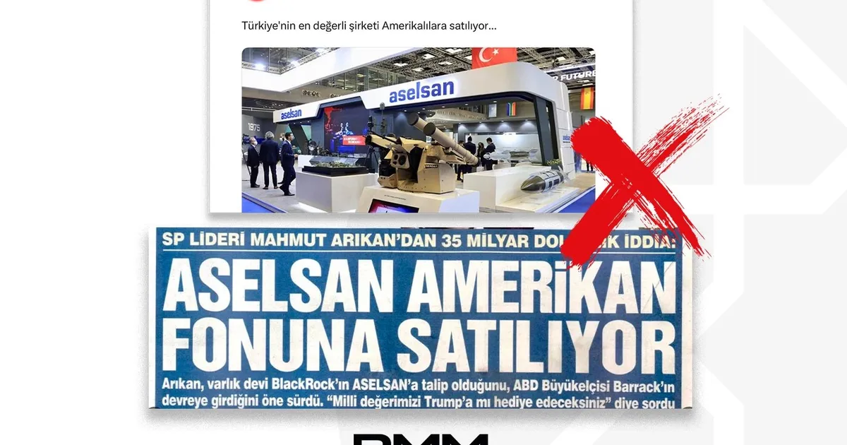 DMM’den ASELSAN iddialarına yalanlama… ABD’li şirkete satılacağı iddiası tamamen asılsız