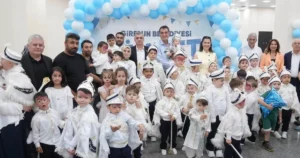 Giresun Belediyesi’nin düzenlediği Geleneksel Sünnet Şöleni’nde 36 çocuk sünnet olmanın