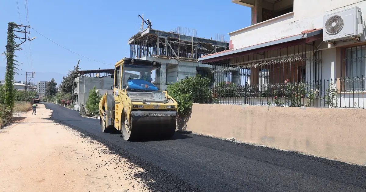 Hatay Büyükşehir’den asfalt çalışması
