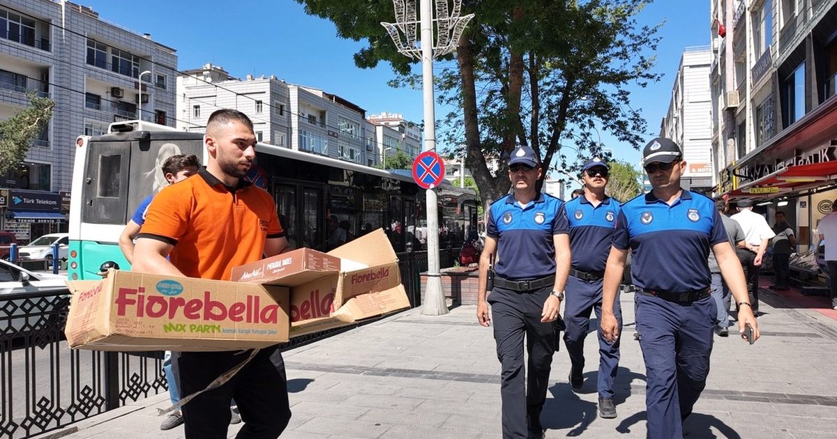 Kayseri zabıtasından çevre korunması denetimi