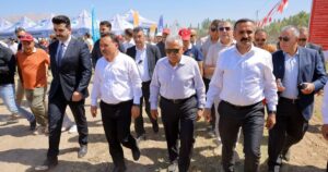 Kayseri Büyükşehir Belediye Başkanı Dr. Memduh Büyükkılıç, Kayseri Valisi Gökmen