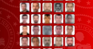 İçişleri Bakanlığı, kırmızı bültenle uluslararası seviyede aranan 29, ulusal seviyede