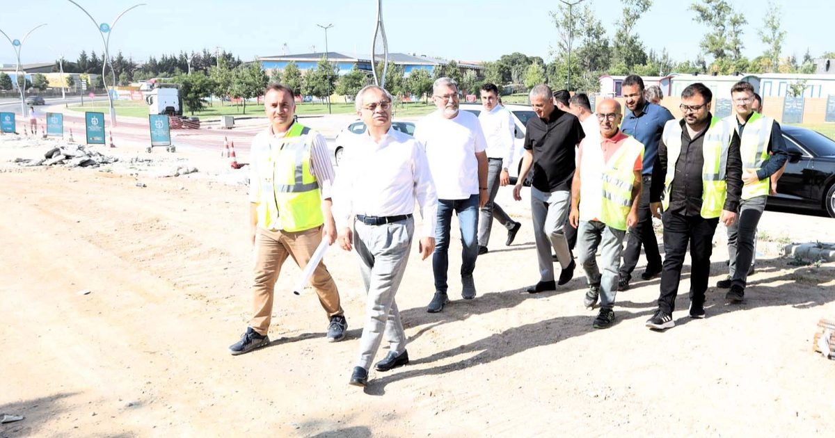 Kocaeli Büyükşehir Genel Sekreteri’nden Gebze’deki stratejik projelere yerinde inceleme