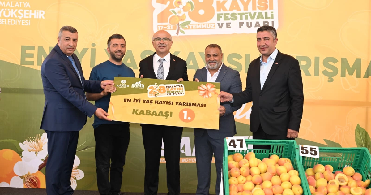 Malatya’da kayısılar yarıştı