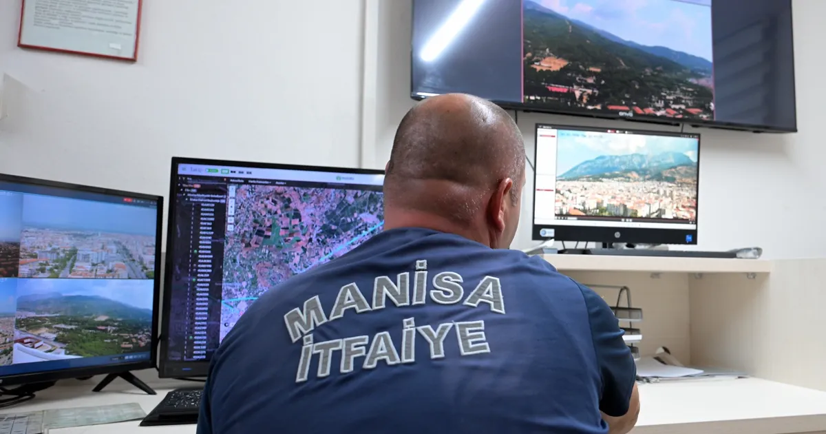 Manisa Büyükşehir’den yangınla mücadelede teknoloji hamlesi