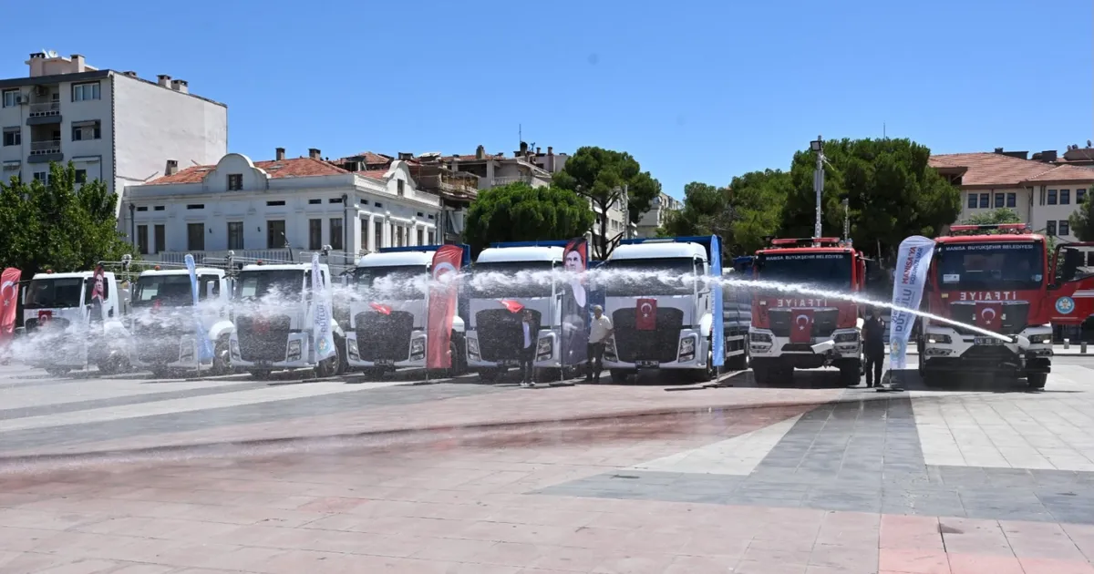 Manisa Büyükşehir’in araç filosuna 350 milyon TL’lik güç takviyesi
