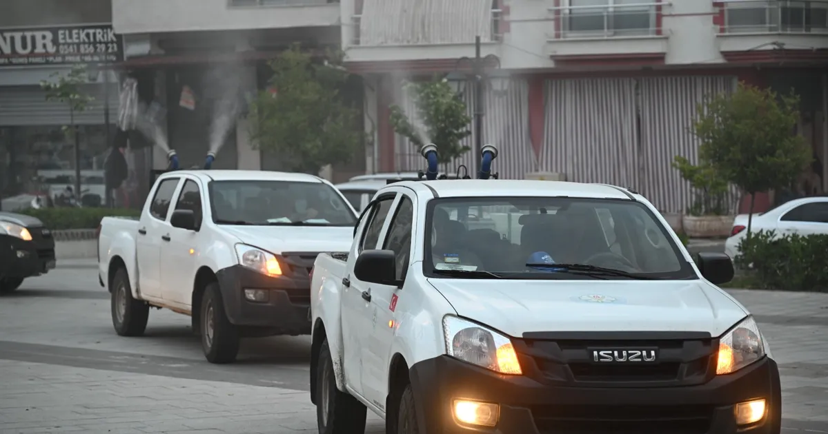 Manisa Sarıgöl’de ilaçlama çalışması