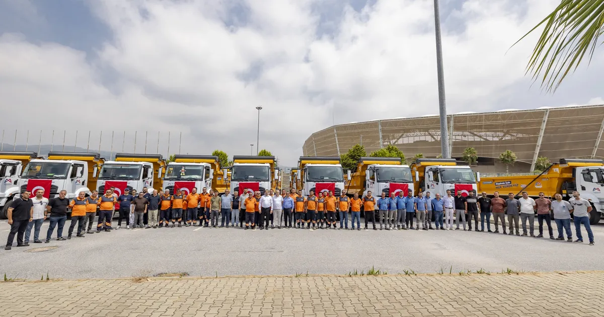 Mersin Büyükşehir’den araç filosuna dev yatırım