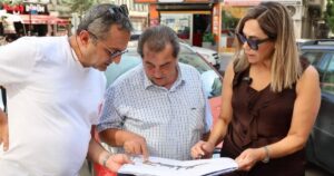 Tekirdağ Büyükşehir Belediye Başkanı Dr. Candan Yüceer, Çerkezköy’de altyapı çalışmaları