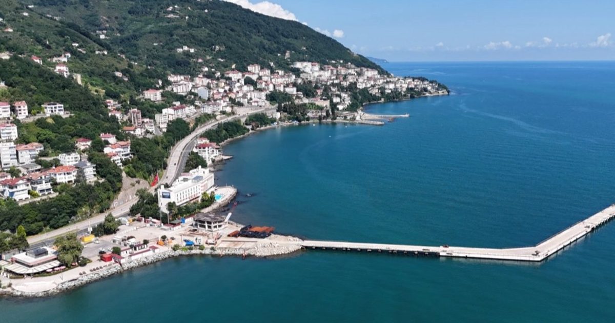 Ordu Altınordu rıhtımında son 30 metre