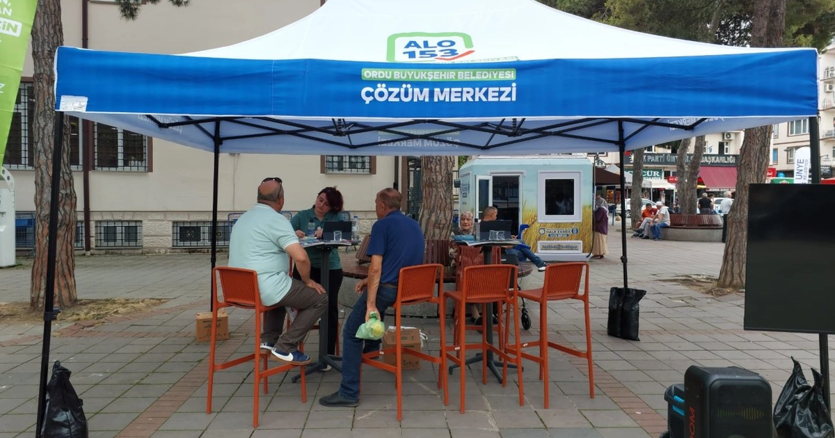 Ordu’da Çözüm Merkezi vatandaşlarla buluşuyor