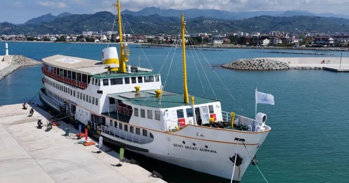 Ordu’da Şehit Necati Gürkaya Gemisi ilk seferini yaptı