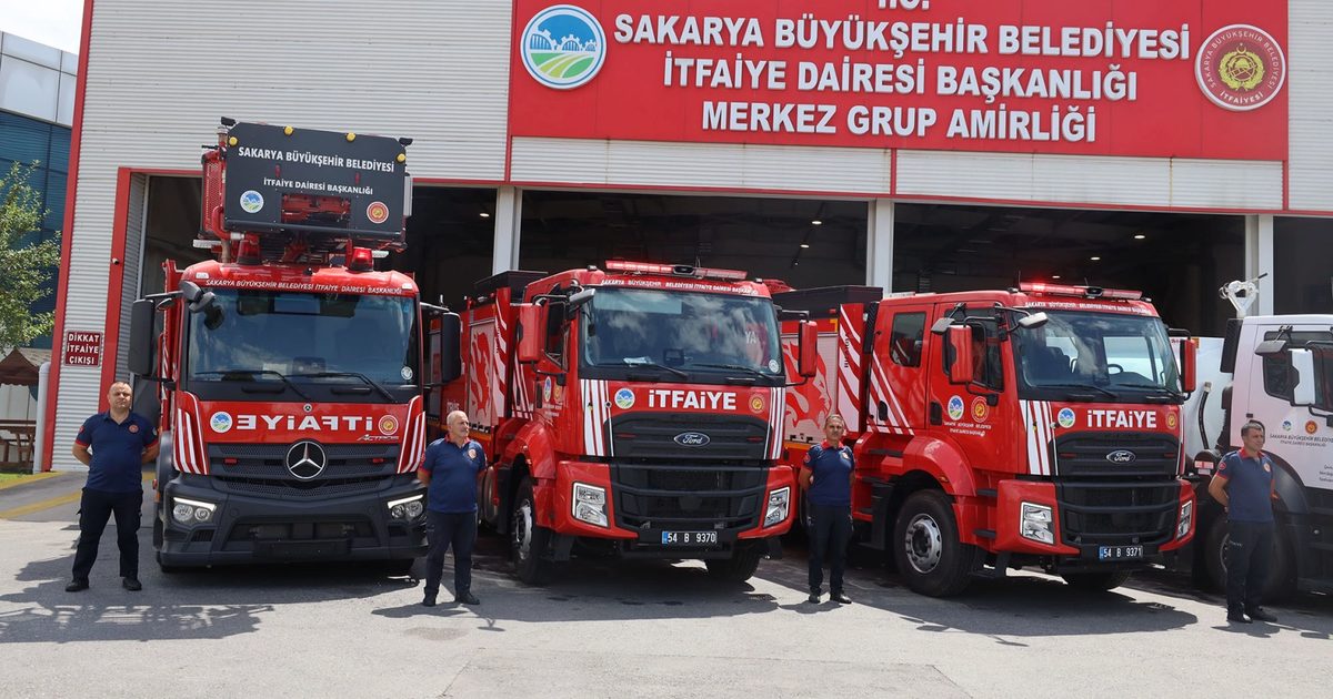 Sakarya İtfaiye Teşkilatı’nın yeni güçleri