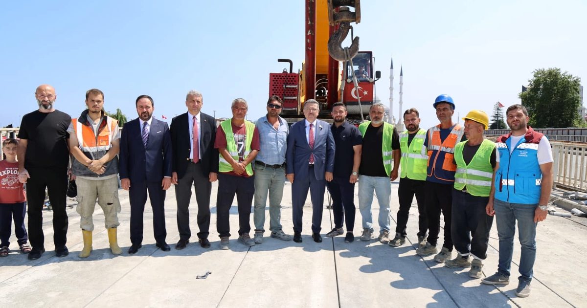 Trabzon’da Başkan Genç, Reşadiye Viyadüğü’nde incelemelerde bulundu