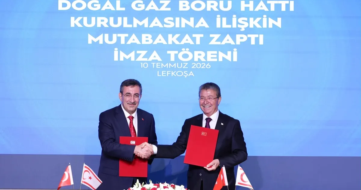 Türkiye ile KKTC arasında doğal gaz boru hattı için tarihi adım