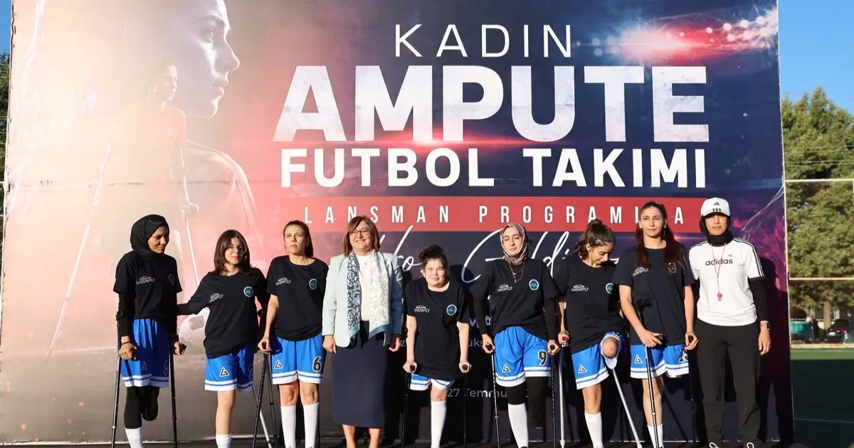Türkiye’nin ilk kadın Ampute takımı gazi şehirde