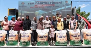 Denizli Büyükşehir Belediyesi, başlattığı yem desteği projesi ile toplam 19