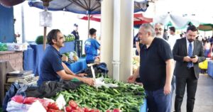 Ankara Keçiören Belediye Başkanı Dr. Mesut Özarslan, Ayvalı Mahallesi'nde kurulan