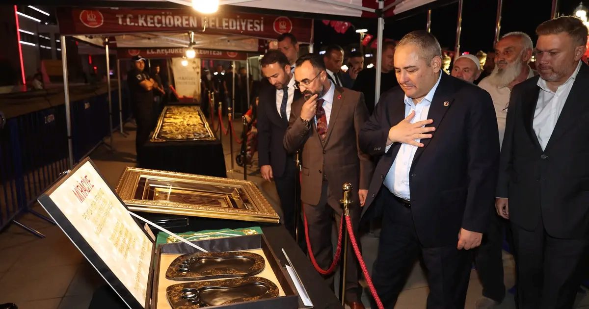 Ankara Keçiören’de Mevlid Kandili programına yoğun ilgi