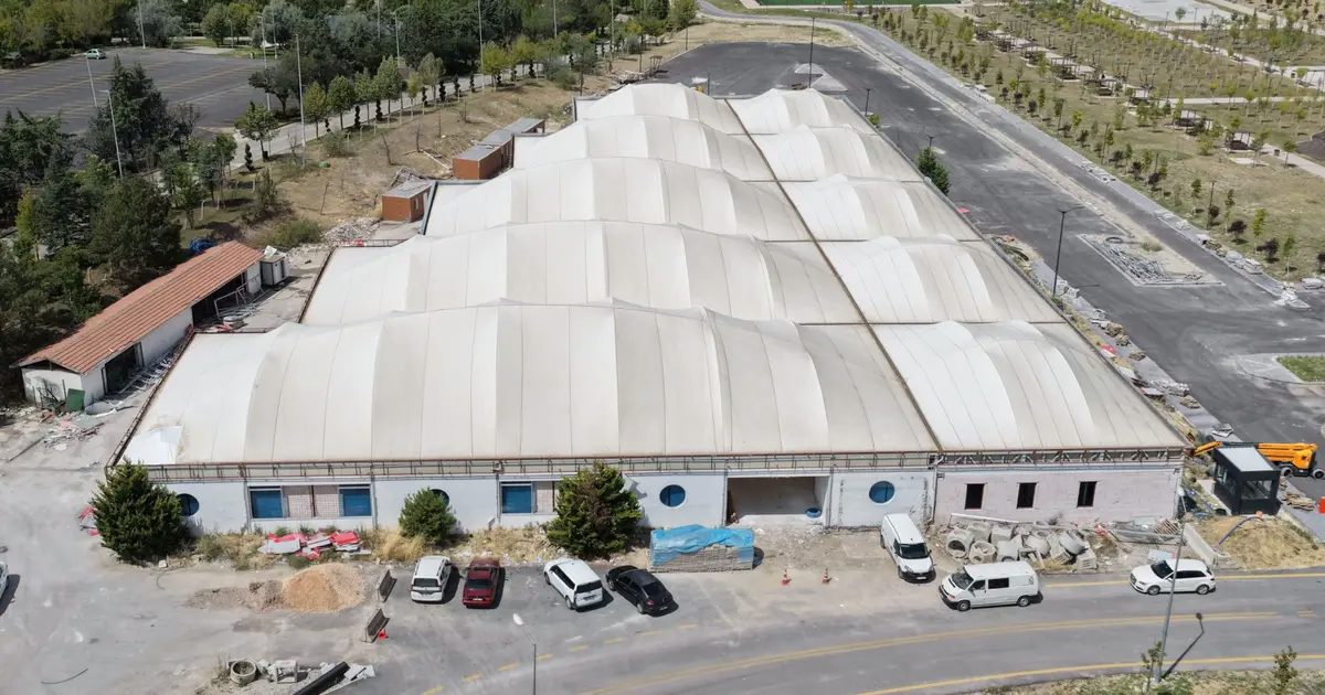 Ankara’da Göksu Parkı’ndaki pazar yeri yenileniyor