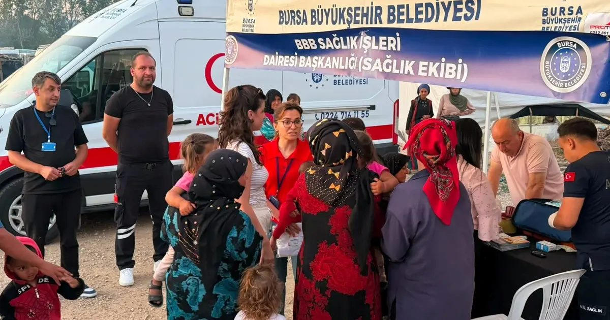 Bursa Büyükşehir’den mevsimlik tarım işçilerine destek