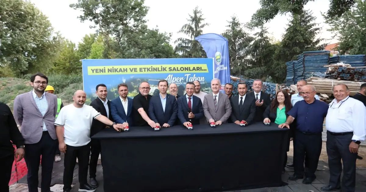 Bursa İnegöl’de Botanik Nikah Ve Etkinlik Salonlarının temeli atıldı